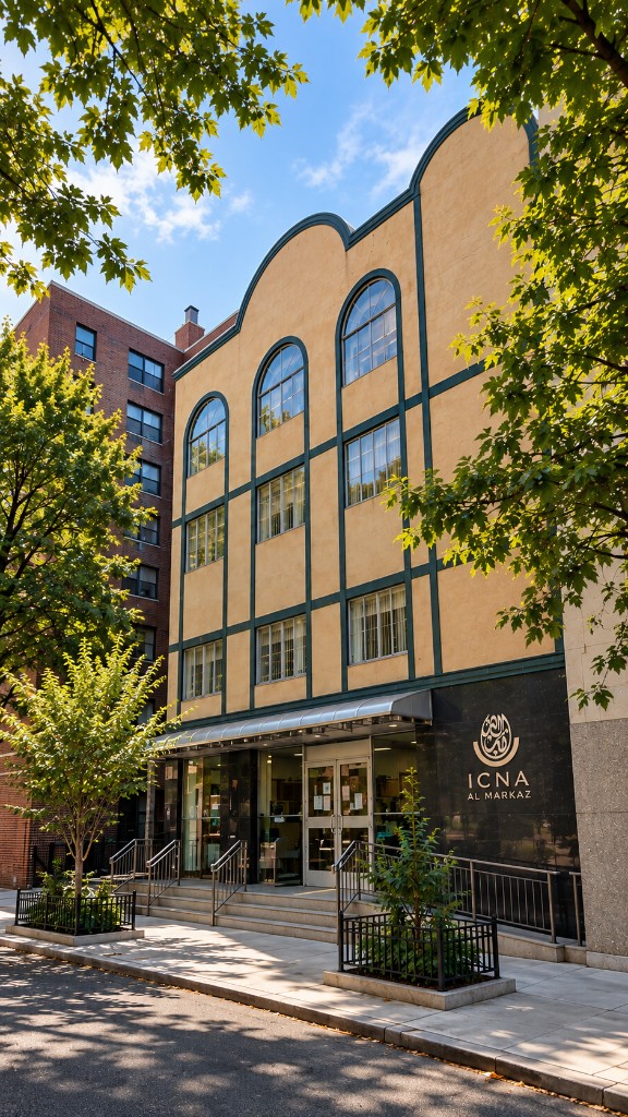 ICNA Al-Markaz building at 166-26 89th Ave, Jamaica, Queens